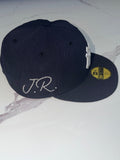 Mens Custom Bling NY Yankees 59FIFTY New Era Hat – Rhinestone Embellished with Initials