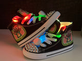 Cocomelon Cody Inspired Custom Sneakers – Personalized Kids Bling Shoes