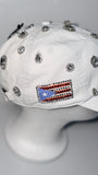 Custom Puerto Rican Crystal Bling Hat