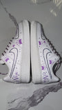 Custom Crown Bling Air Force 1 – Personalized Rhinestone Nike AF1 Sneakers