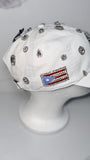 Custom Puerto Rican Crystal Bling Hat