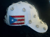 Custom Puerto Rican Crystal Bling Hat