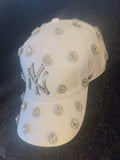 Custom Puerto Rican Crystal Bling Hat