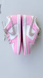 Custom Kids Nike Dunks | Bling Swooshes & Back Strip | Rhinestone Nikes