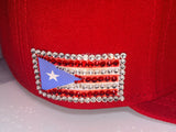 Custom Puerto Rico Bling New York Yankee 59FIFTY Hat – Festival Edition 🇵🇷