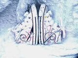 Kids Paint Splatter Bling Sneakers – Custom Glitter & Rhinestone Shoes