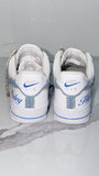 Custom Quinceañera Air Force 1 Sneakers – Hand Painted & Rhinestone Personalized Nikes