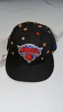 Custom New York Knicks Bling Fitted Hat – New Era | Rhinestone NY Logo | Handmade Custom Hat with Gems