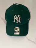 Luxury Bling Green NY Adjustable Hat – Handmade Rhinestone Custom Streetwear Cap
