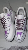 Custom Crown Bling Air Force 1 – Personalized Rhinestone Nike AF1 Sneakers