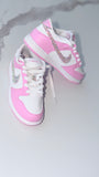 Custom Kids Nike Dunks | Bling Swooshes & Back Strip | Rhinestone Nikes