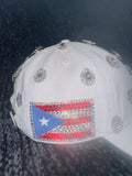 Custom Puerto Rican Crystal Bling Hat