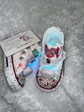 Elmo Custom Sneakers – Personalized Kids Shoes with Bling & Glitter