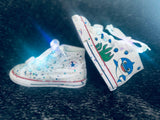 Baby Shark Bling & Painted Sneakers