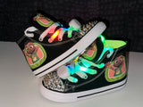 Cocomelon Cody Inspired Custom Sneakers – Personalized Kids Bling Shoes