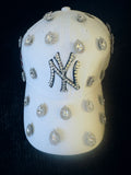 Custom Puerto Rican Crystal Bling Hat
