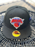 Custom New York Knicks Bling Fitted Hat – New Era | Rhinestone NY Logo | Handmade Custom Hat