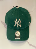 Luxury Bling Green NY Adjustable Hat – Handmade Rhinestone Custom Streetwear Cap