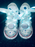 Baby Shark Bling & Painted Sneakers