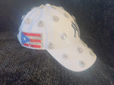 Custom Puerto Rican Crystal Bling Hat