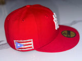 Custom Puerto Rico Bling New York Yankee 59FIFTY Hat – Festival Edition 🇵🇷