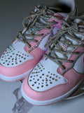 Custom Kids Bling Dunks Low-Top | Sparkly Rhinestone Designer Sneakers
