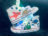Baby Shark Bling & Painted Sneakers