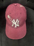 NY Yankees Customized Hat – Bling Yankees Hat with Gems, Personalized ’47 Brand Baseball Cap