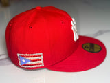 Custom Puerto Rico Bling New York Yankee 59FIFTY Hat – Festival Edition 🇵🇷