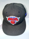 Custom New York Knicks Bling Fitted Hat – New Era | Rhinestone NY Logo | Handmade Custom Hat