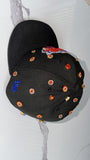 Custom New York Knicks Bling Fitted Hat – New Era | Rhinestone NY Logo | Handmade Custom Hat with Gems