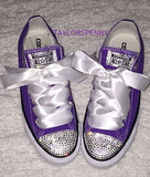 Women’s Custom Rhinestone Converse for Brides & Bridesmaids ✨👟💍