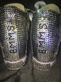 Women’s Bling Converse Sneakers – Ombre Crystal Embellished Design ✨👟