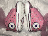 Baby Girl Pink Tulle Sneakers – Sparkly Custom Infant Shoes 💕