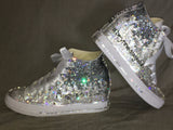 Women’s Bling Converse Sneakers – Ombre Crystal Embellished Design ✨👟