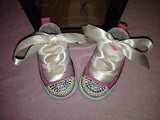 Custom Baby Sneakers – Blinged with Rhinestones & Pearls ✨👶