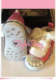 Custom Baby Sneakers – Blinged with Rhinestones & Pearls ✨👶
