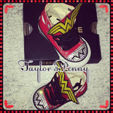 Girl's BLING CONVERSE Wonder Woman