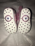 Baby Girl Pink Tulle Sneakers – Sparkly Custom Infant Shoes 💕