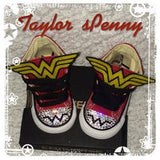 Girl's BLING CONVERSE Wonder Woman