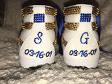 Custom V8 Ski-Hi Bling Vans – Personalized Sneakers for Sweet Sixteen
