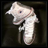 Women’s Bling Converse – Brides’ Choice Scattered Rhinestones ✨👟