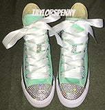 Women’s Custom Rhinestone Converse for Brides & Bridesmaids ✨👟💍
