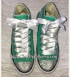 Women’s Custom Rhinestone Converse for Brides & Bridesmaids ✨👟💍