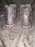 Womens Bling Converse Embellished Inspired by CC
