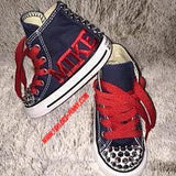 Boys Custom Spiked Converse – Personalized with Name