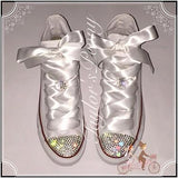 Women’s Custom Rhinestone Converse for Brides & Bridesmaids ✨👟💍