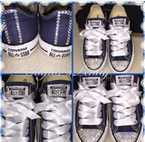 Women’s Custom Rhinestone Converse for Brides & Bridesmaids ✨👟💍