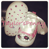 Baby Sneakers – Pink Animal Print Custom Infant Shoes 🐆👟