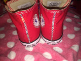Girls Bling Converse Supergirl Sneakers